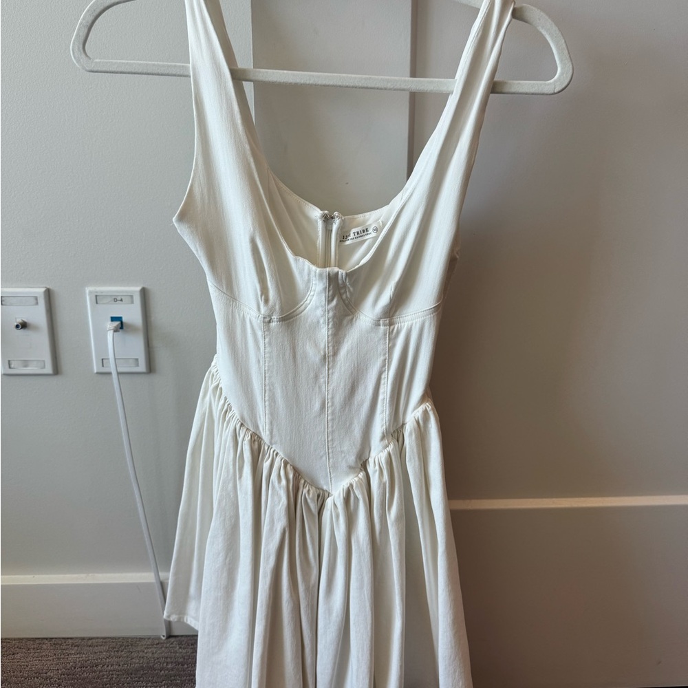 12th Tribe Cream Dress